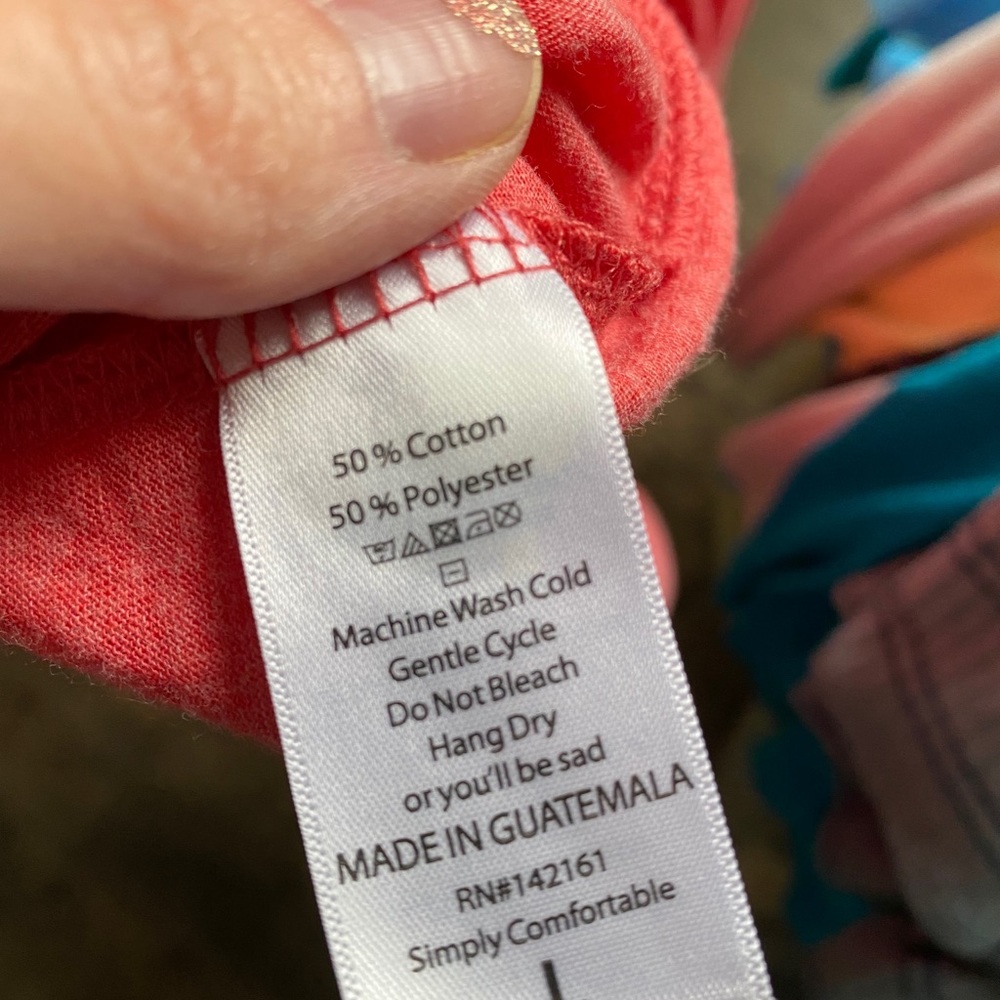 Lularoe Peach(ish) Randy top - Picture 4 of 5